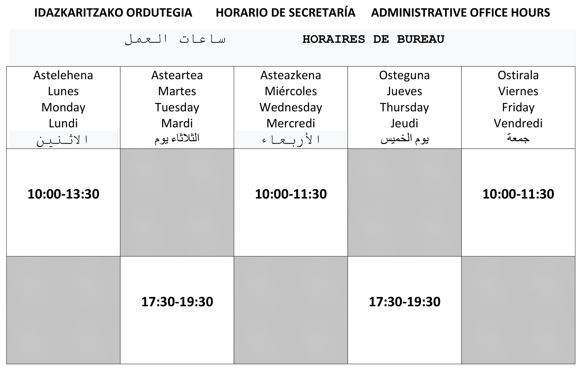 Idazkaritza_Ordutegia_Horario_Secretaria